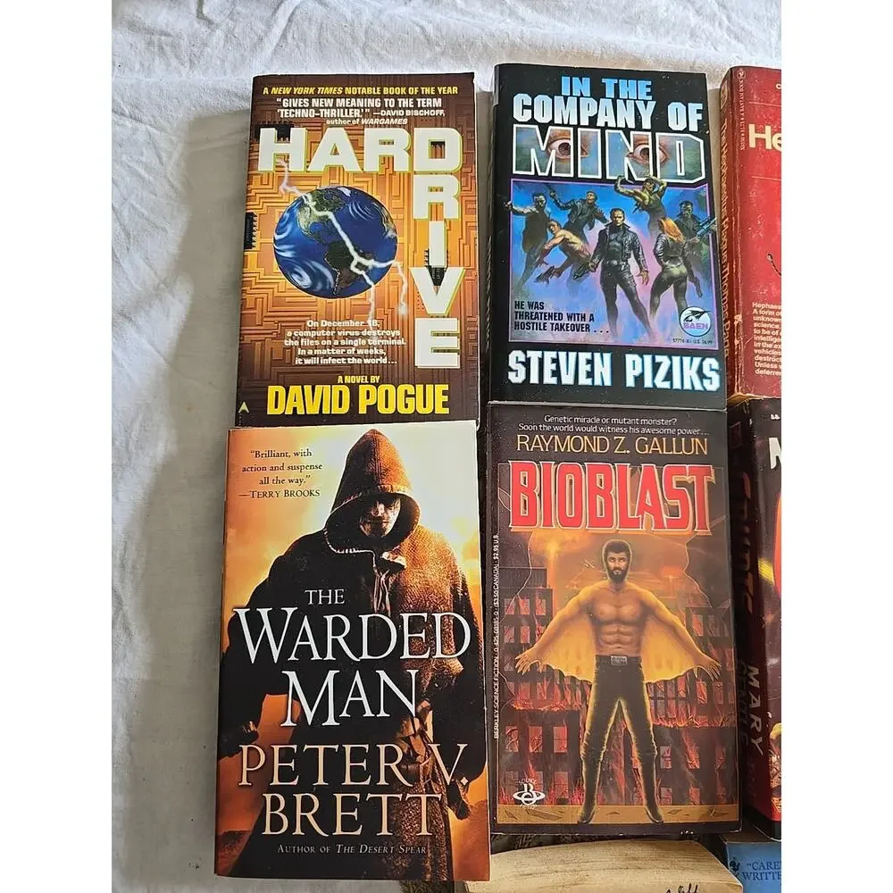 Lot of 8 Mixed Authors Christian Nautical Fantasy Science Fiction Paperback Book